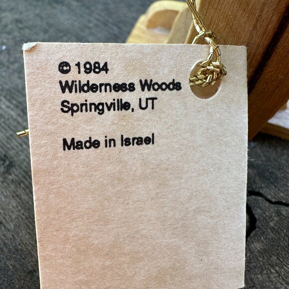 Earthwood Olive Wood From The Holy Land Ornament Nativity Handcrafted Christmas - Picture 7 of 8
